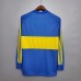 Boca Juniors 1981 Home Dark Blue Long Sleeve Soccer Jersey